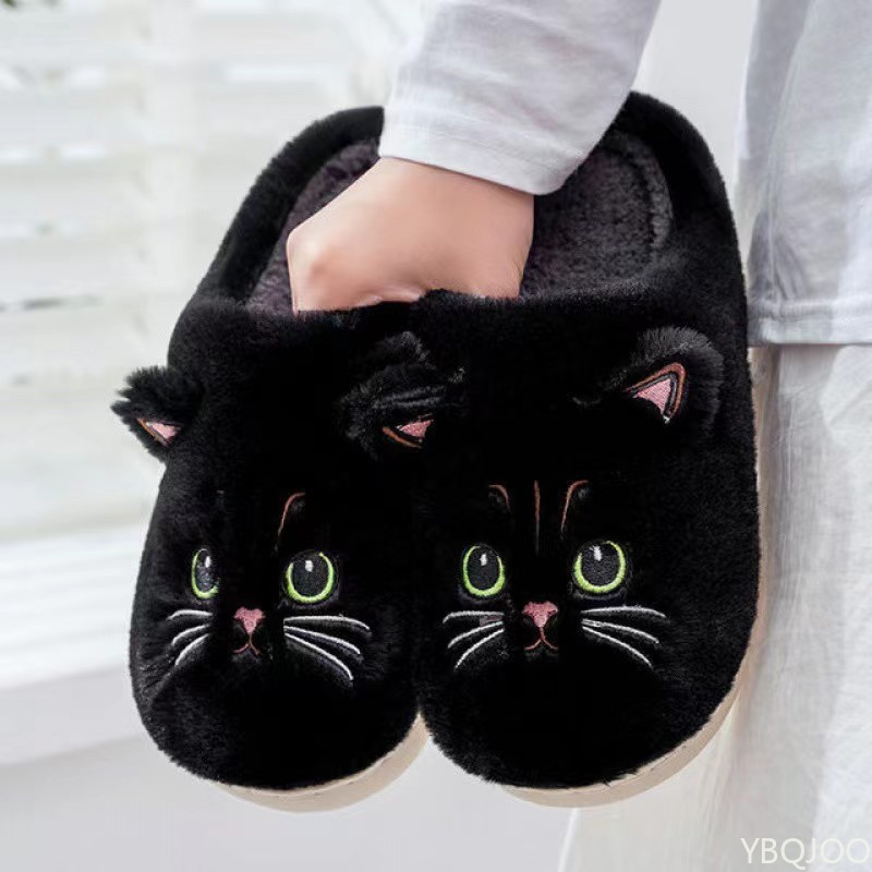 Men'S Shoes Slip On - New Autumn Winter Cotton Slippers Men