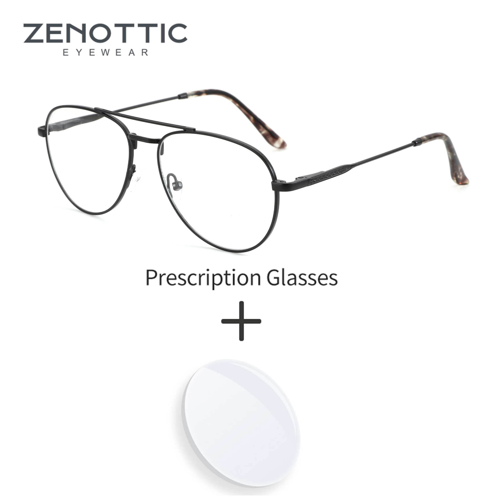 Men Shoes Zegna - ZENOTTIC Classic Aviator Prescription Glasses Anti