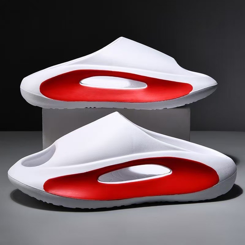 Men'S Shoes Slip On - Unisex Couple Open Toe Slide Slippers