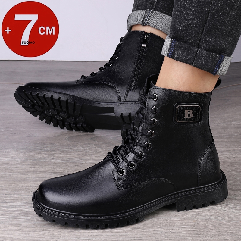 Men's Genuine Leather Elevator - đánh giá và giá Men'S Shoes To Increase Height