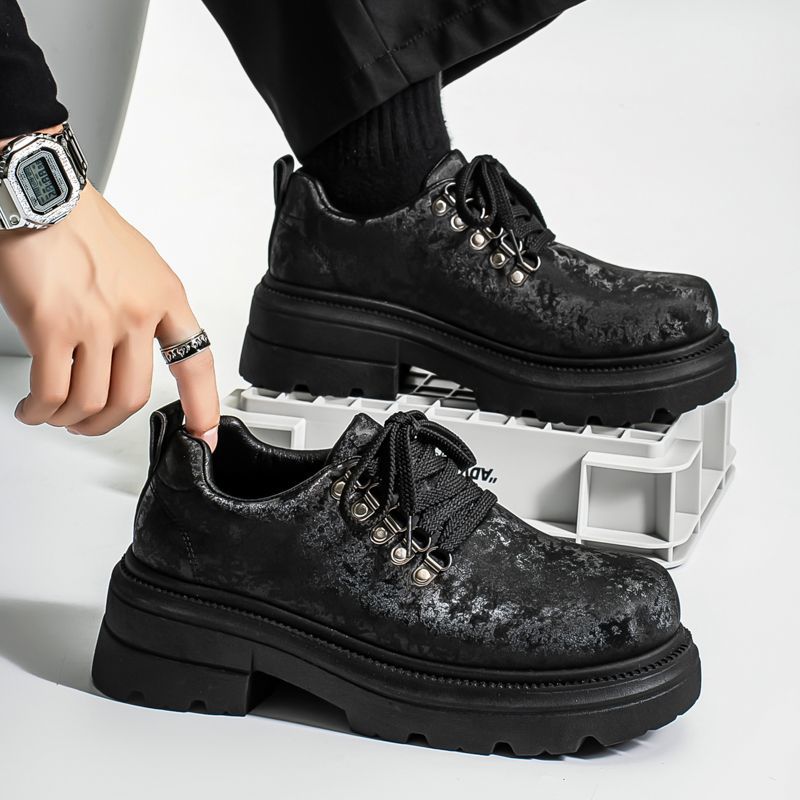 Winter Men Retro British Style - đánh giá và giá Men'S Shoes To Increase Height