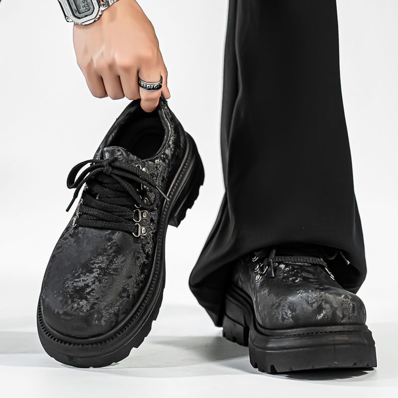 Winter Men Retro British Style - đánh giá và giá Men'S Shoes To Increase Height