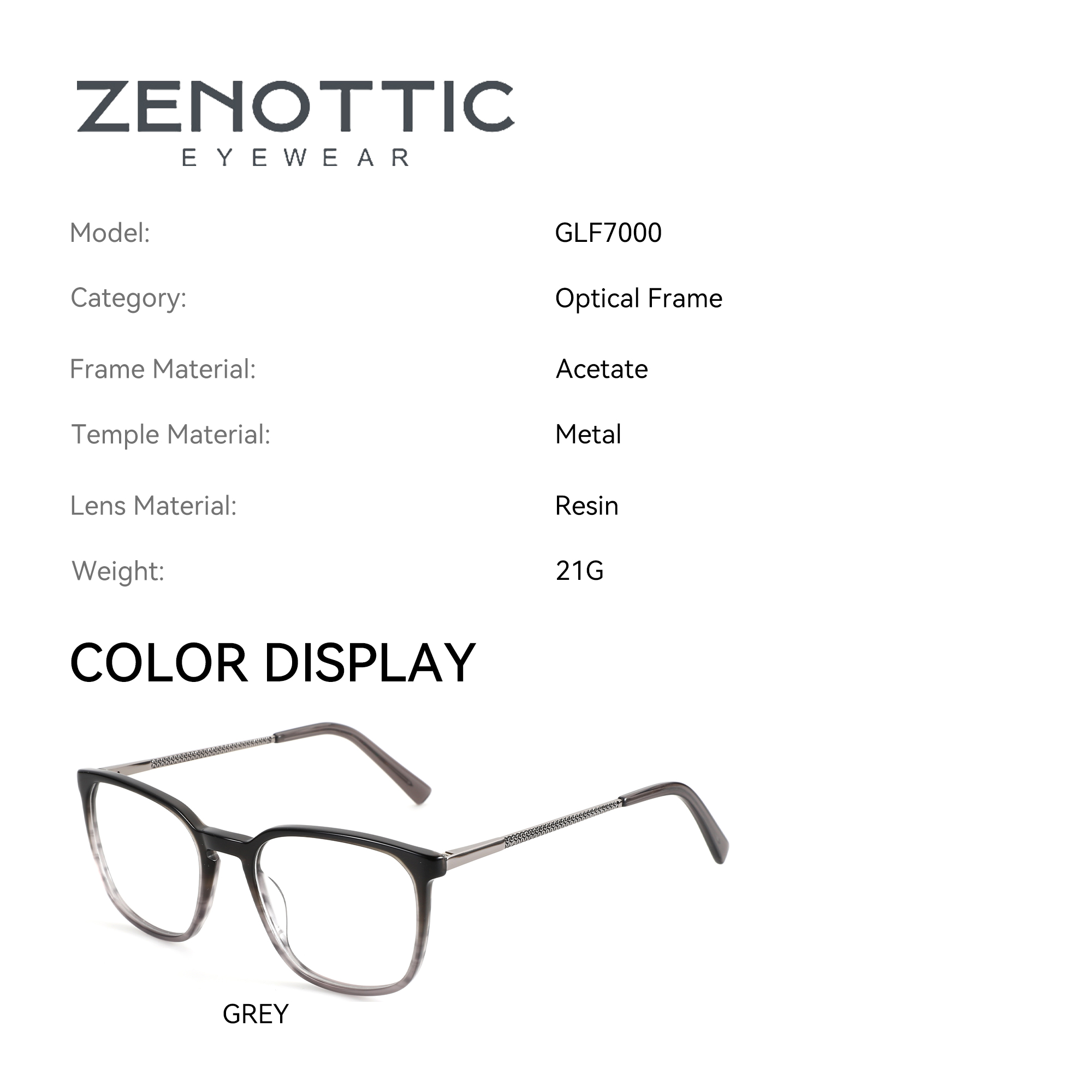 ZENOTTIC (S Size) Acetate Squa - đánh giá và giá Men Shoes Zegna