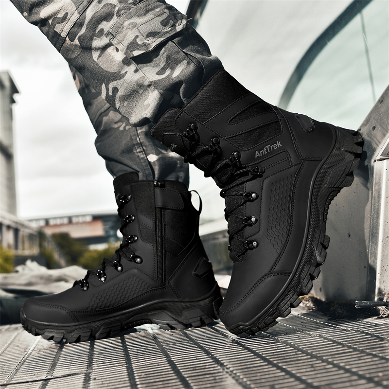 New Men Tactical Boots Hunting - đánh giá và giá Men Shoes Brand
