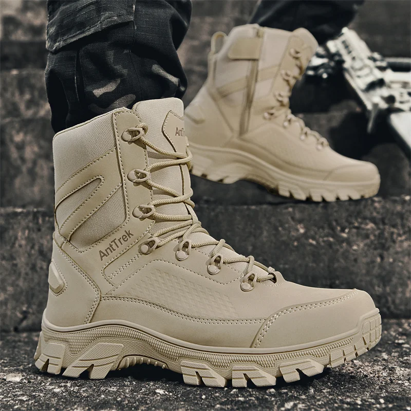 New Men Tactical Boots Hunting - đánh giá và giá Men Shoes Brand