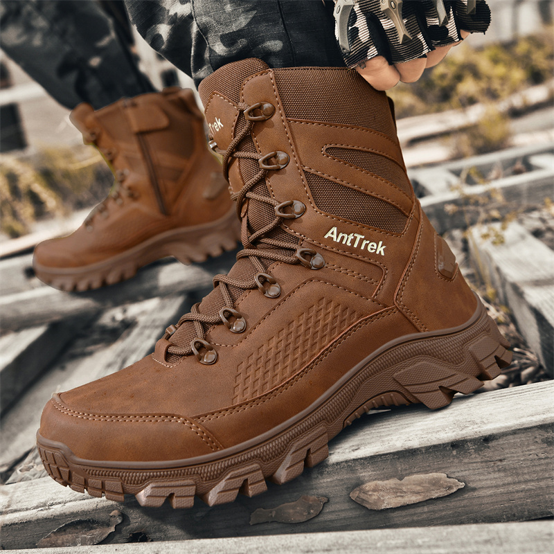 New Men Tactical Boots Hunting - đánh giá và giá Men Shoes Brand
