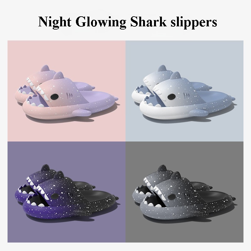 Cute Cartoon Shark Slippers Fo - đánh giá và giá Men'S Shoes Slip On