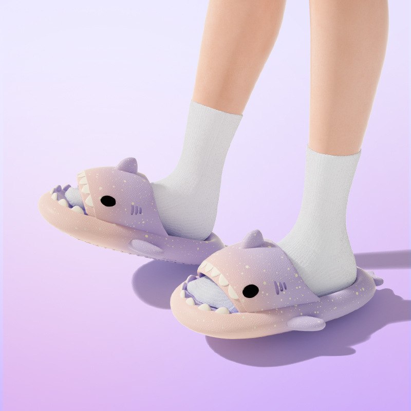 Cute Cartoon Shark Slippers Fo - đánh giá và giá Men'S Shoes Slip On