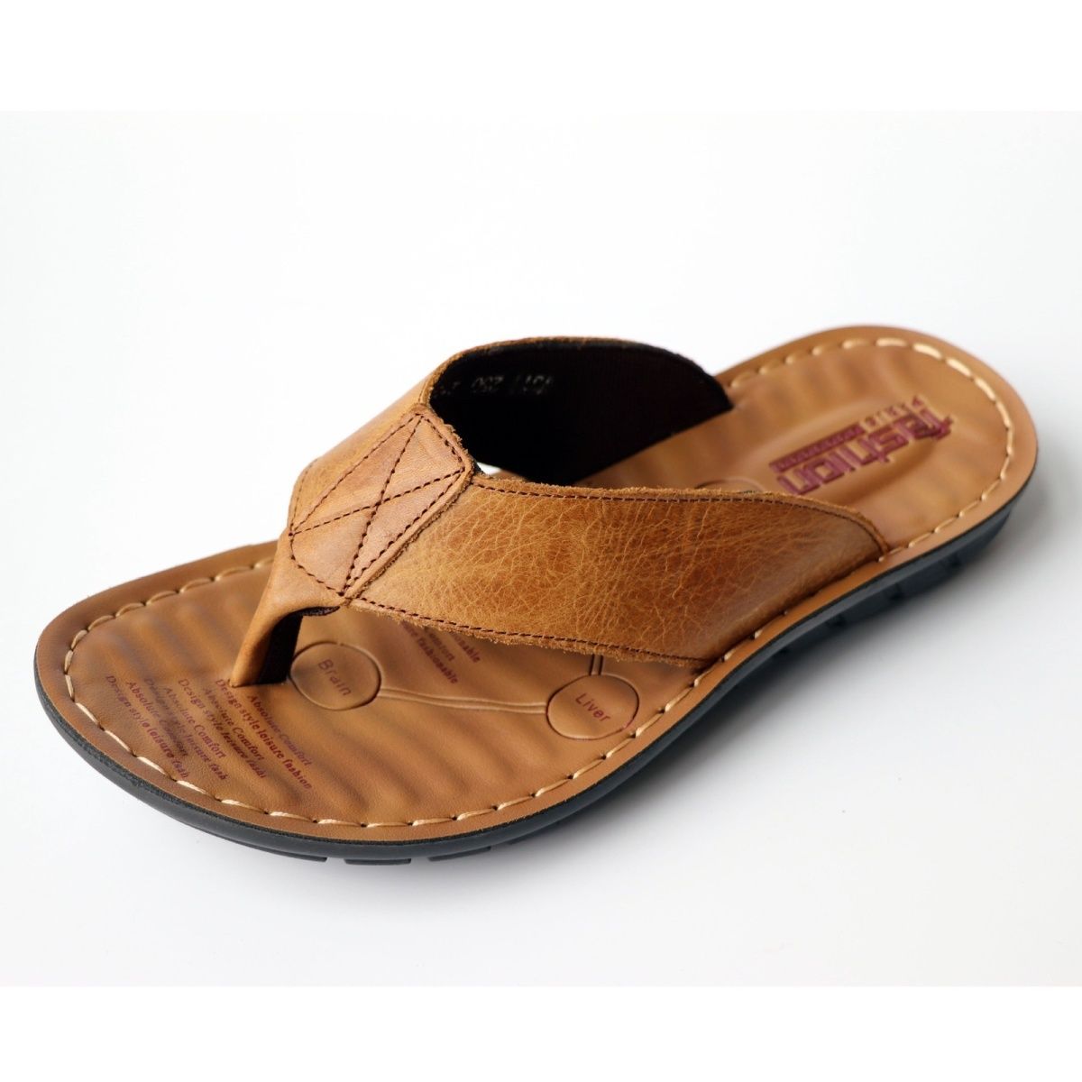 Mùa Hè Cho Nam Dép Da Thật Chí - đánh giá và giá Men Shoes Brand
