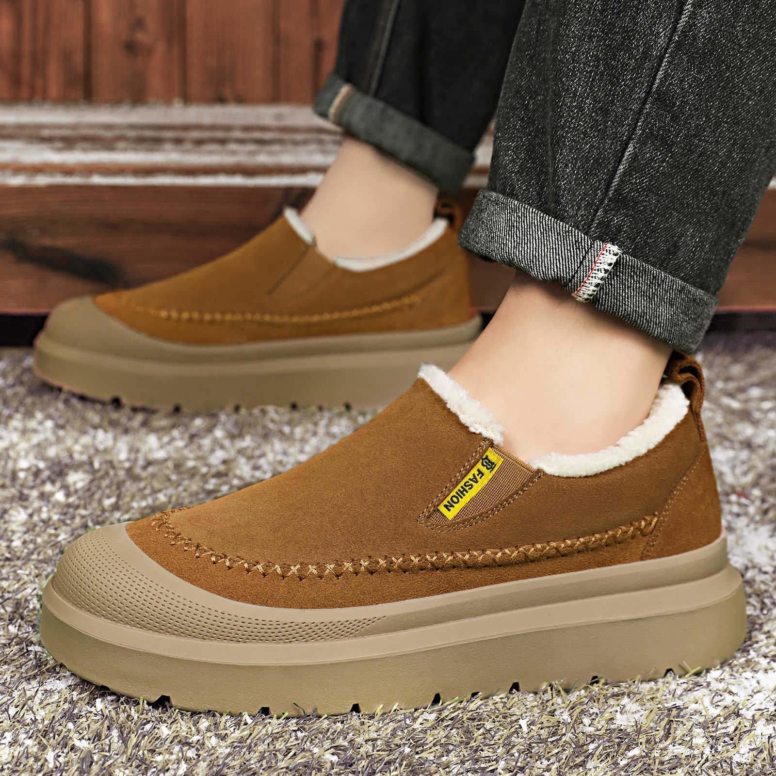 Winter Men's Ankle Boots Thick - đánh giá và giá Men'S Shoes To Increase Height
