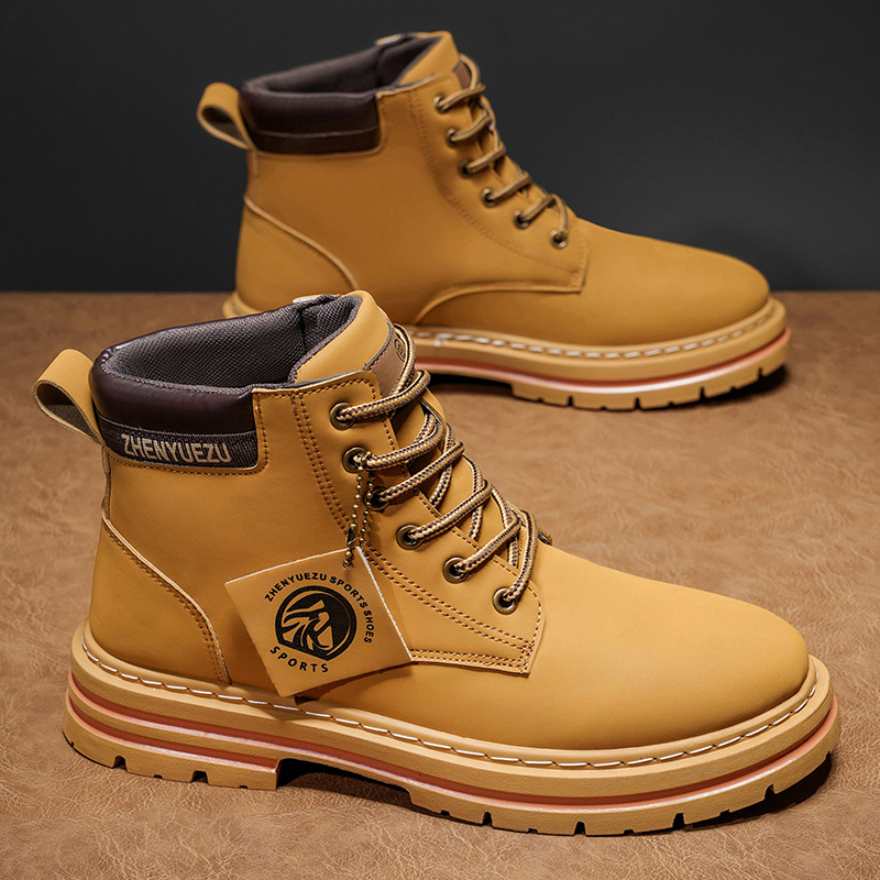 Autumn and Winter Retro Short  - đánh giá và giá Men'S Shoes To Increase Height